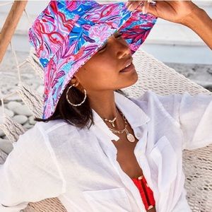 Lilly Pulitzer GWP Wild Times Canvas Sun Hat